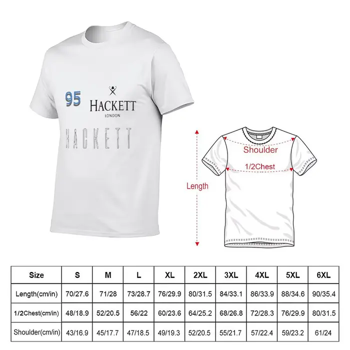 T plaine t Hackett coton chemise T-Shirt drôle pour homme