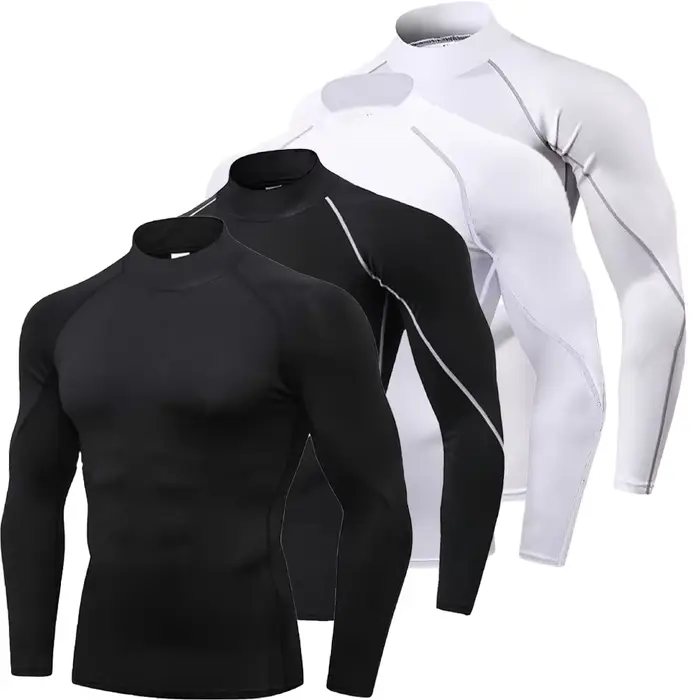 T-shirt de compression pour homme à séchage rapide