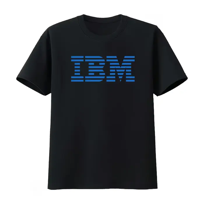 T-shirt IBM – Design élégant bleu et noir pour les passionnés de technologie – Haut décontracté polyvalent – Vêtements pour hommes et femmes – T-shirt été 2026