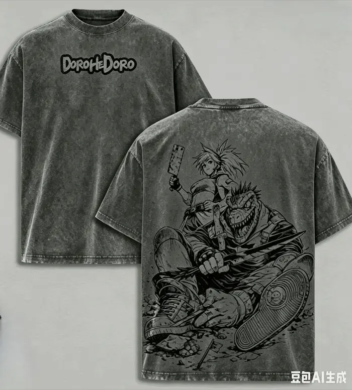 T-shirt délavé Dorohedoro