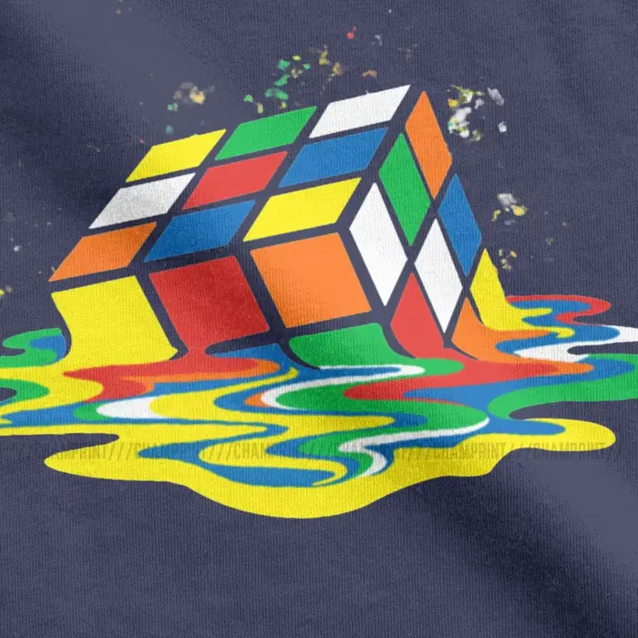 Drôle Cube de fusion Sheldon la théorie du Big Bang T-Shirts hommes 100% coton