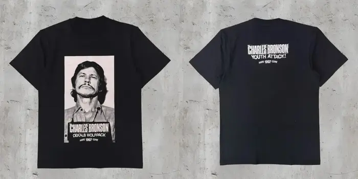 Chemise Youth Attack de Charles Bronson, chemise de groupe de punk hardcore, chemises streetwear d'é