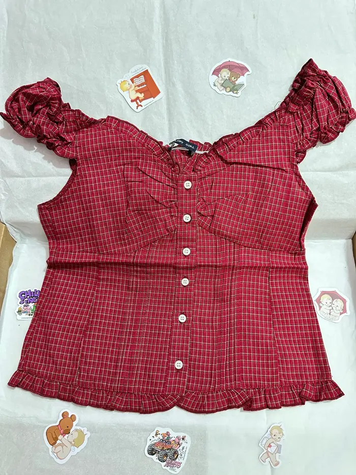 T-shirt imprimé Floral pour femmes, chemisier à volants, col en V, pliable, simple boutonnage, été, 