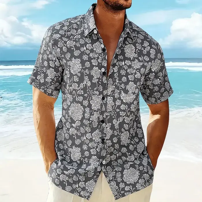 Chemise Hawaïenne d'Été 2026 pour Homme – Légère