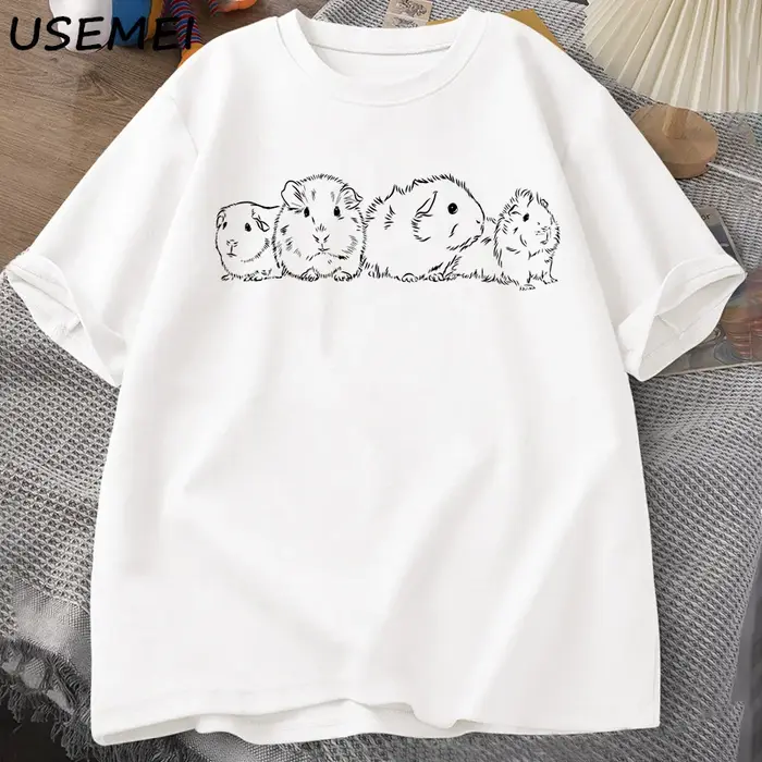 Cochon d'Inde T-Shirt homme à manches courtes coton