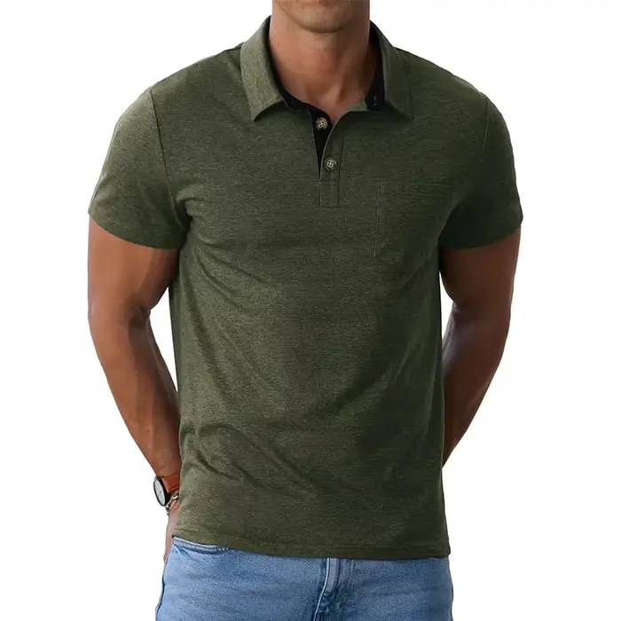Polo pour homme à manches courtes