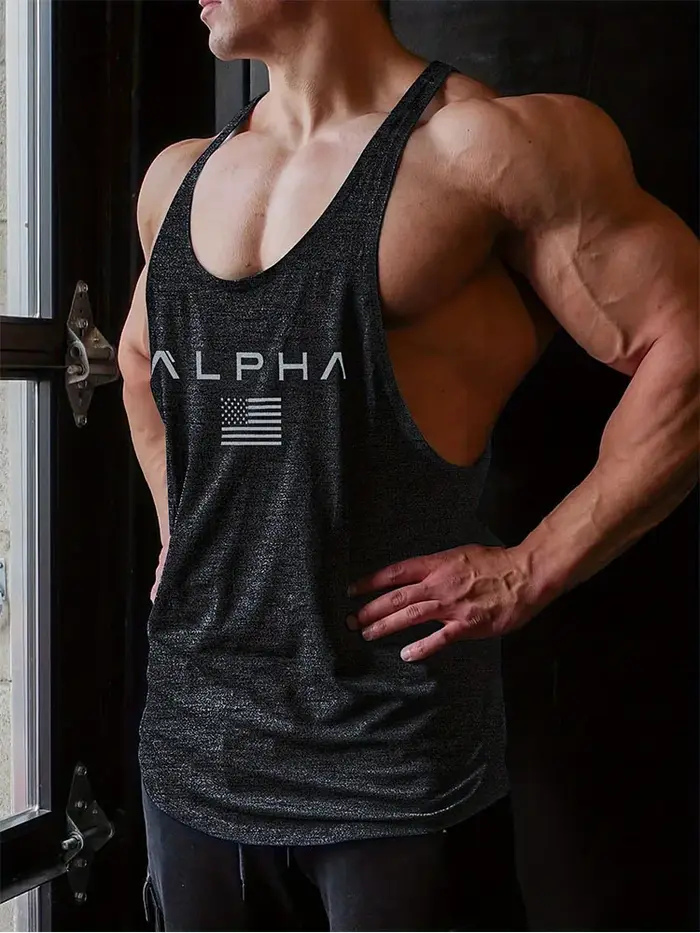 Débardeur de musculation à séchage rapide pour homme