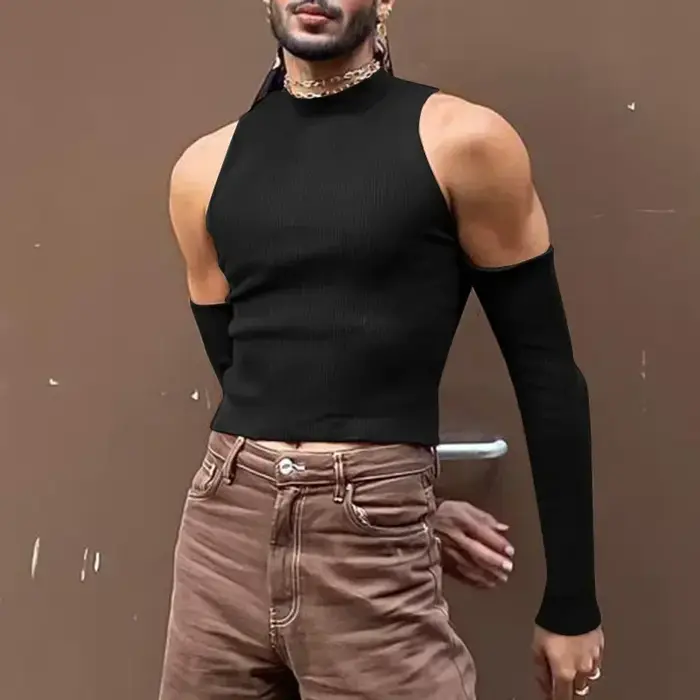 T-shirt col roulé pour hommes