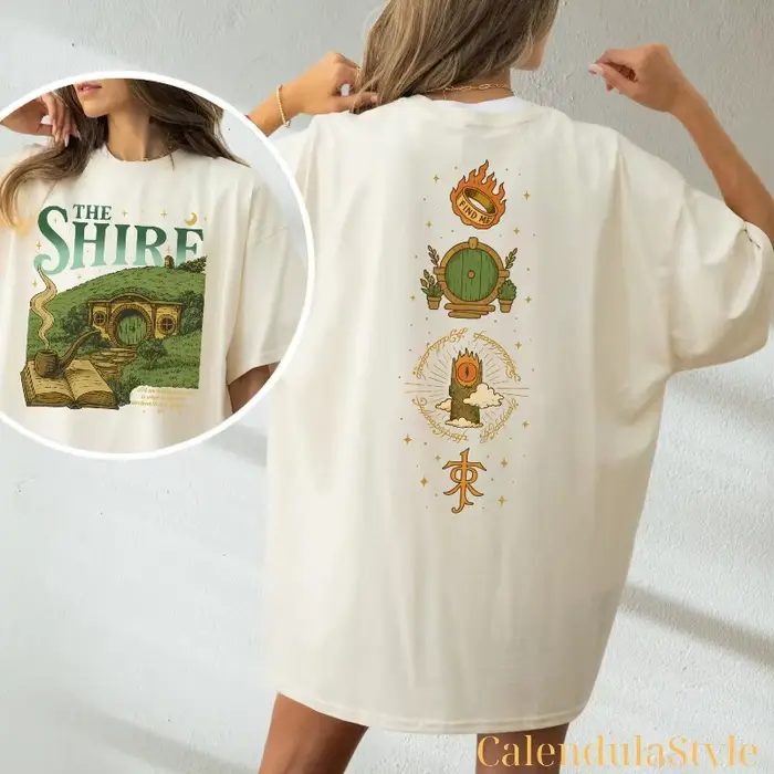T-shirt The Lord of The Rings Shire PNG pour homme