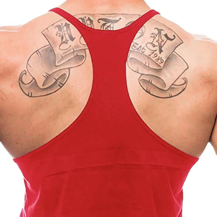 NO PAIN NO GAIN Imprimé Gym Fitness T-Shirt Hommes Musculation Sport Sans Manches Gilets Coton Respi