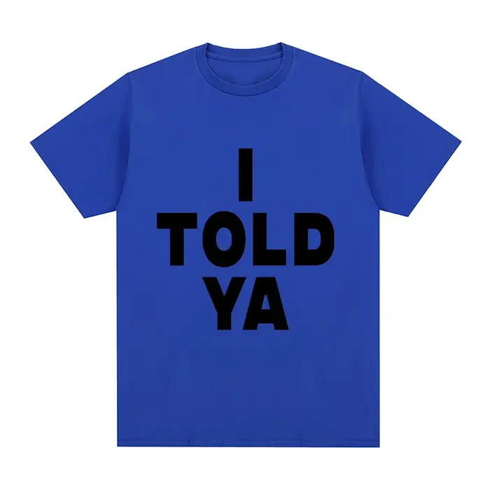 J'ai dit Ya Challengers ZENDAYA T-Shirt hommes Harajuku esthétique graphique Tashi