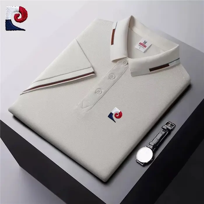 Nouveau polo à manches courtes de haute qualité pour hommes