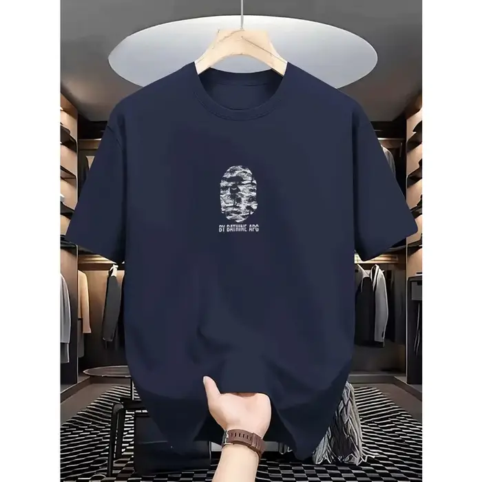 Nouveau T-shirt de course pour homme, printemps et été, coupe ajustée, imprimé, séchage rapide, manc