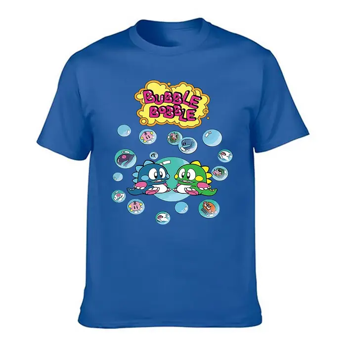 T-shirt graphique Bubble Bobble 100 % coton pour homme