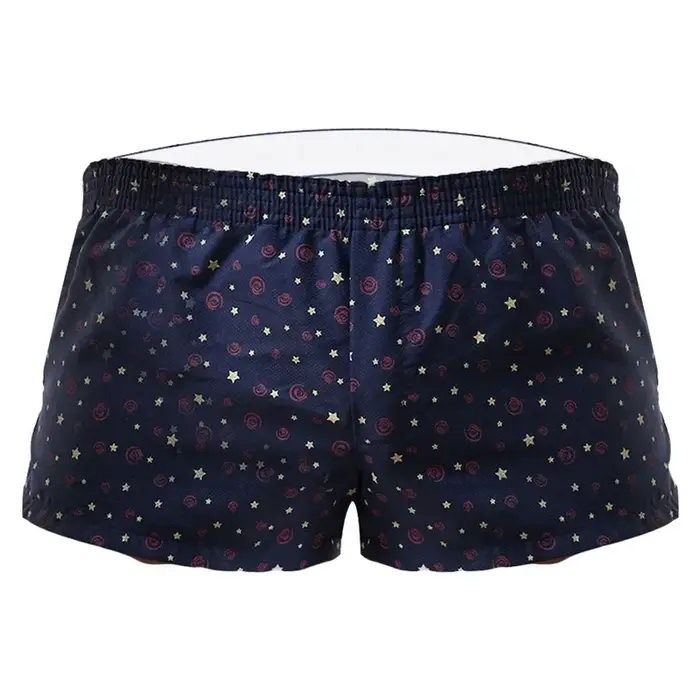 Short de loisirs imprimé pour hommes, sous-vêtement décontracté, taille élastique, boxer, pantalon f