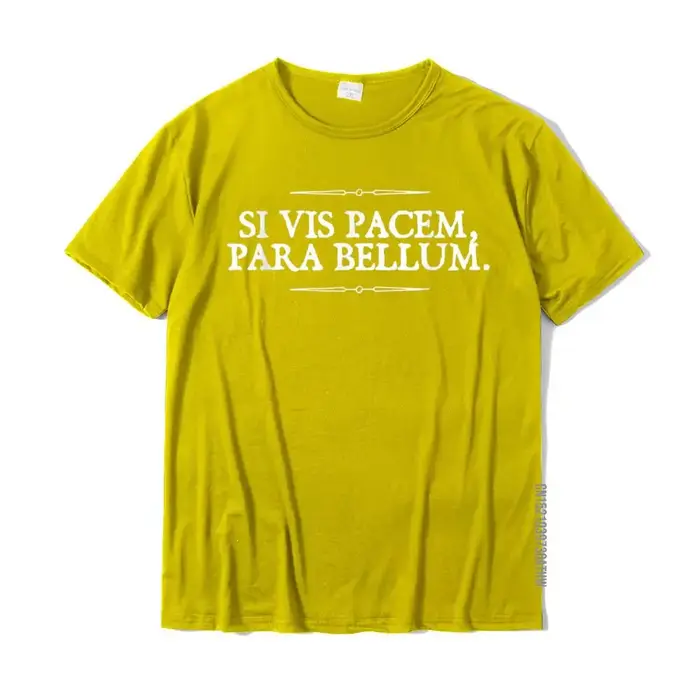 Si Vis Pacem Para Bellum si vous voulez la paix préparer de la guerre t-shirts décontractés t-shirt pour hommes Rife