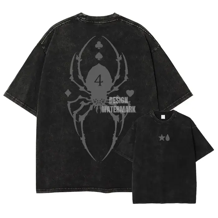 Kurapika T-shirts Vintage lavé Anime Hunter t-shirt surdimensionné Manga Killua Zoldyck Gon Hisoka Chrollo hauts