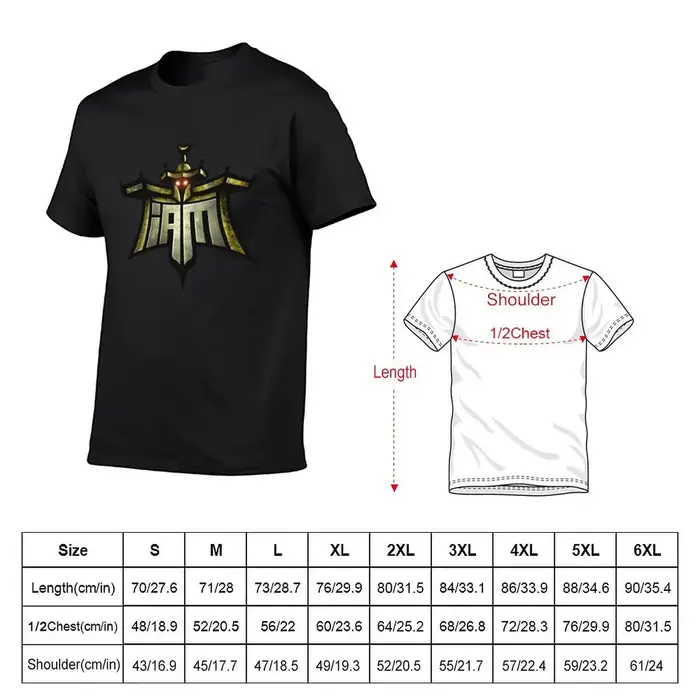 IAM-T-Shirt Surdimensionné pour Homme, Grande Taille, France