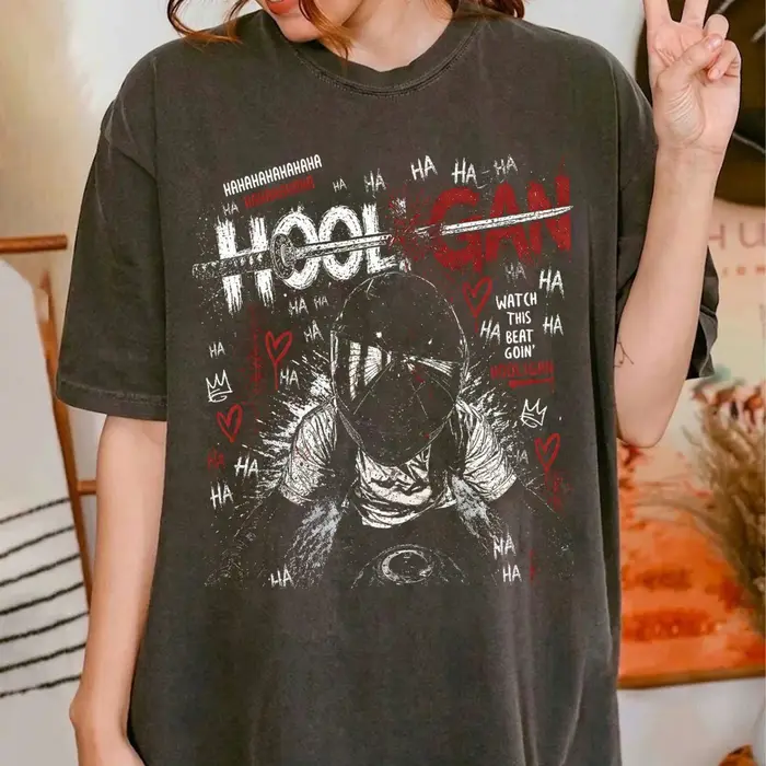 T-shirt graphique Arirang Album Tour Hooligan 2026 Nouveau 100% Coton K-pop Rétro Mode Unisexe Cadeau pour Fans Hommes Femmes