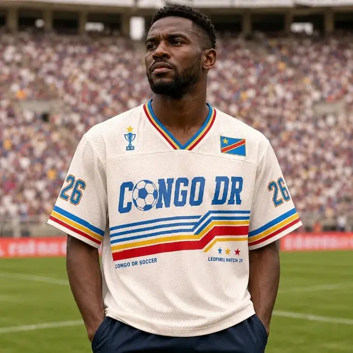 T-shirt de sport respirant style Congo été 2026