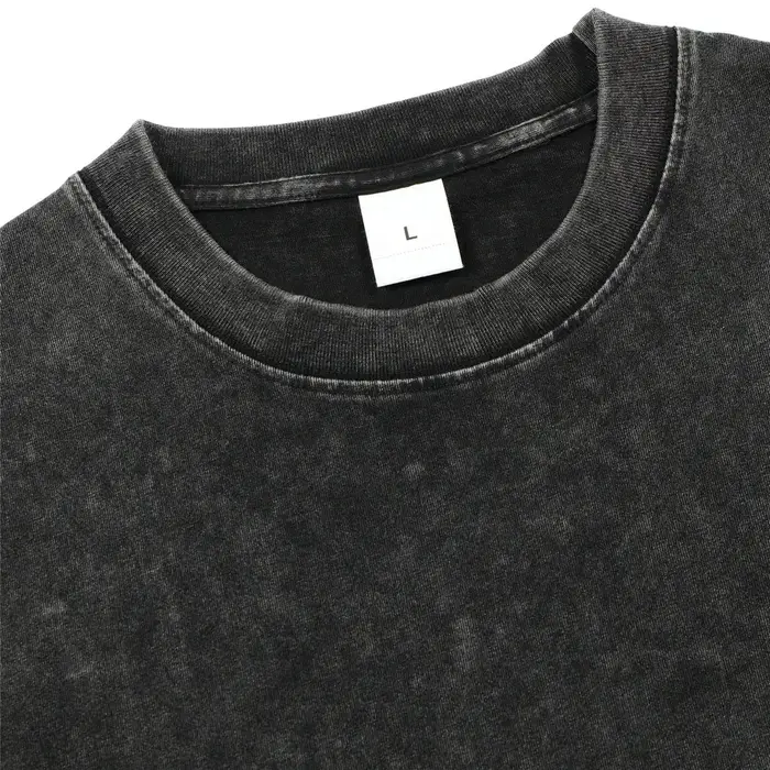 T-shirt en coton délavé vintage avec impression d'affiche classique du groupe rock Korn