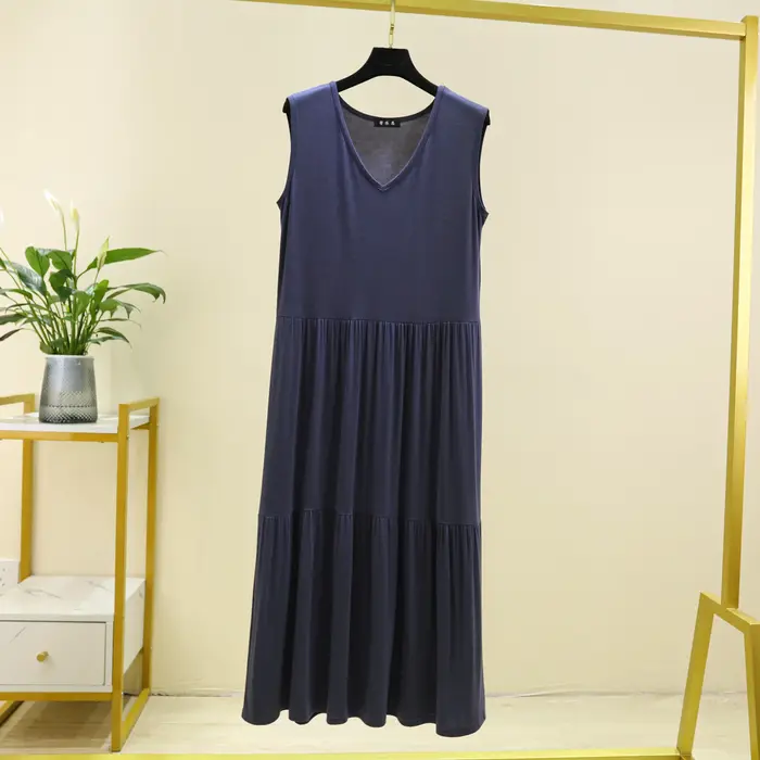 Robe longue à plusieurs niveaux pour femmes