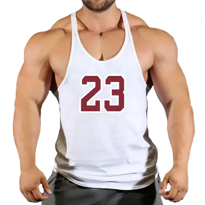 Vêtements pour hommes gilet de gymnastique gilets musculation homme haut pour Fitness Stringer sans manches