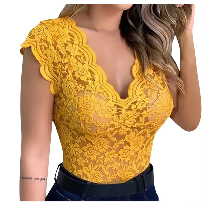 Débardeurs pour femmes, débardeur sexy en dentelle pour femmes, débardeur à col en V, sous-vêtements, veste, couleur bonbon, bralette, sous-vêtements en dentelle pour femmes