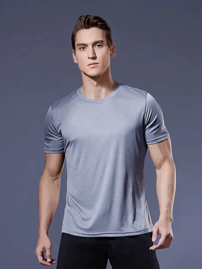 T-shirt à col rond pour homme