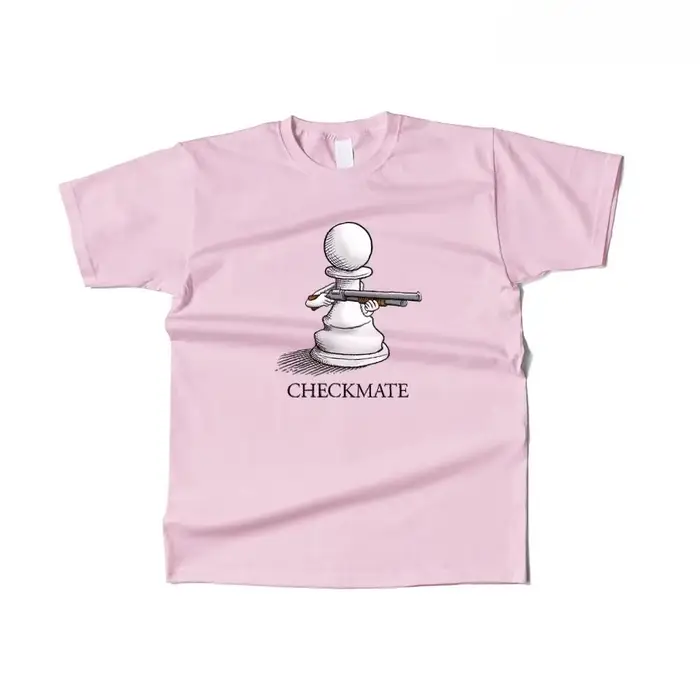 T-shirt humoristique à motif d'échecs