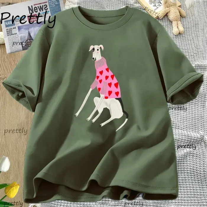 Chiot drôle T-shirt hommes femmes mignon chien de compagnie T-shirt imprimé haute qualité coton à ma