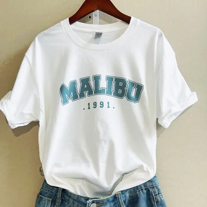 Malibu – T-Shirt manches courtes col rond pour femmes