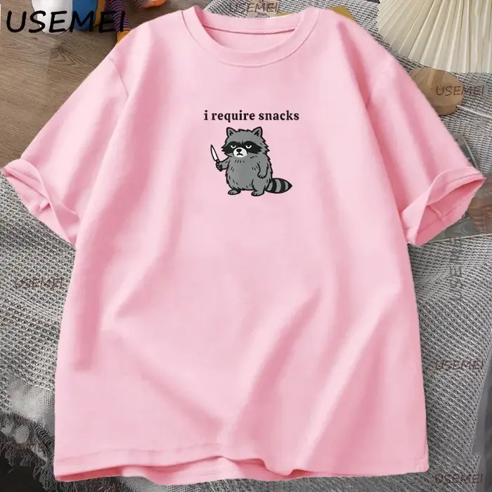 Je rechercher des collations T-Shirt drôle raton laveur hommes femmes