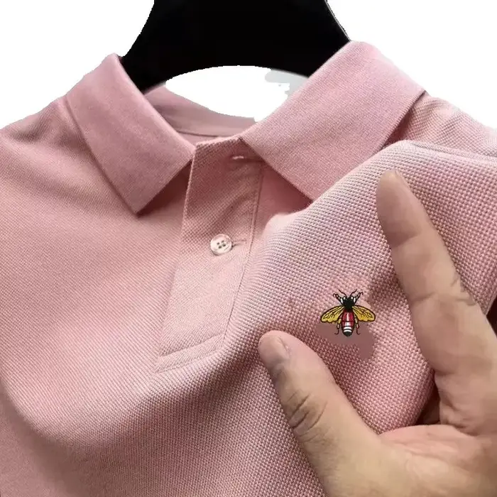 Chemises polo à manches courtes pour hommes