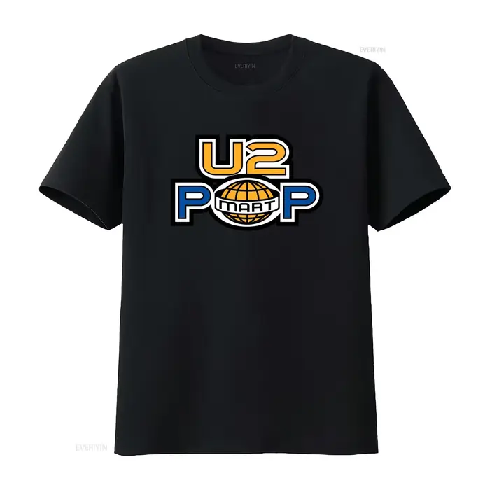 T-shirt de concert de la groupe de pop rock U2 2016 pour hommes et femmes