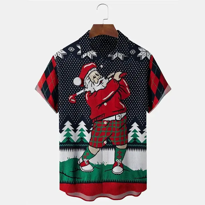 Chemise de noël humoristique et drôle pour hommes