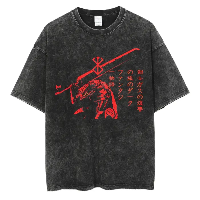 T-shirt Berserk Manga pour hommes et femmes