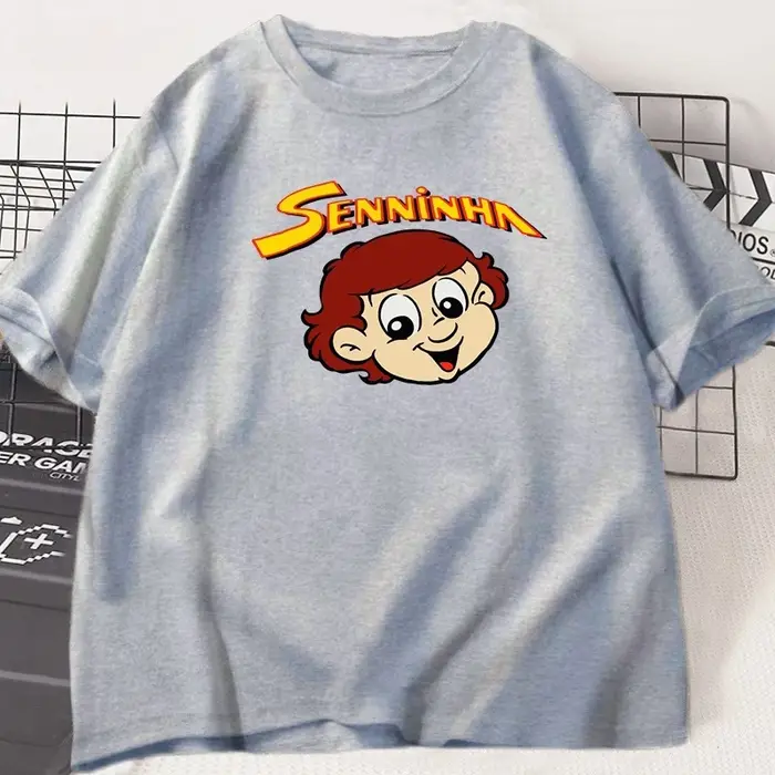 T-shirt vintage rare des années 90 Ayrton Senna Senninha Deadstock
