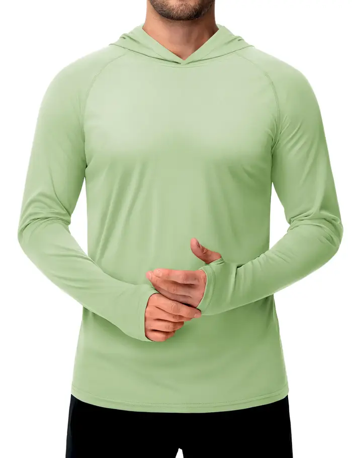 TACVASEN T-Shirts de Protection solaire à manches longues pour hommes