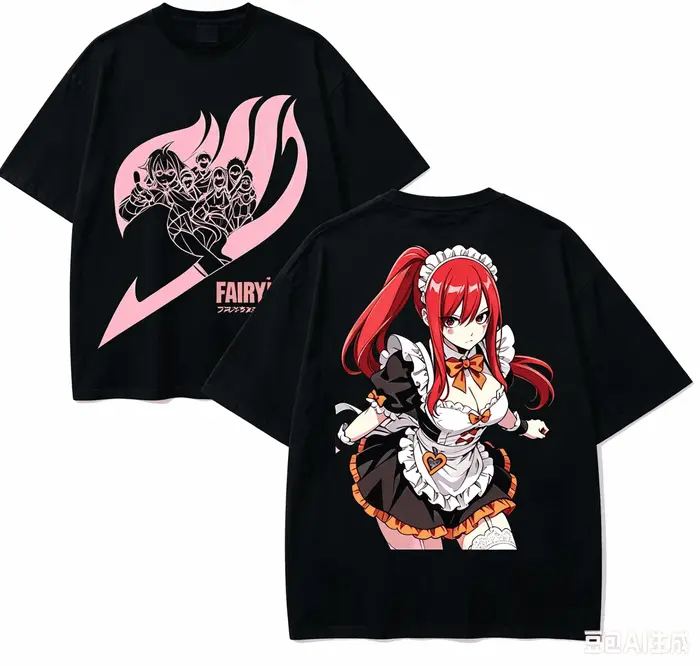 T-shirt pour amoureux de l'anime Fairy Tail