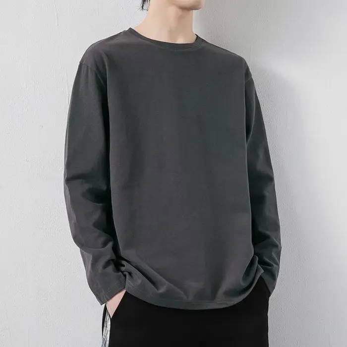 T-shirt à manches longues pour homme grande taille