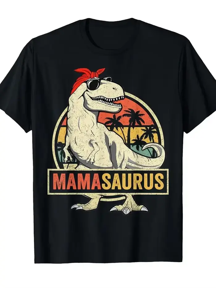 Drôle MamaSaurus T-Rex dinosaure maman T-Shirt rétro Vintage