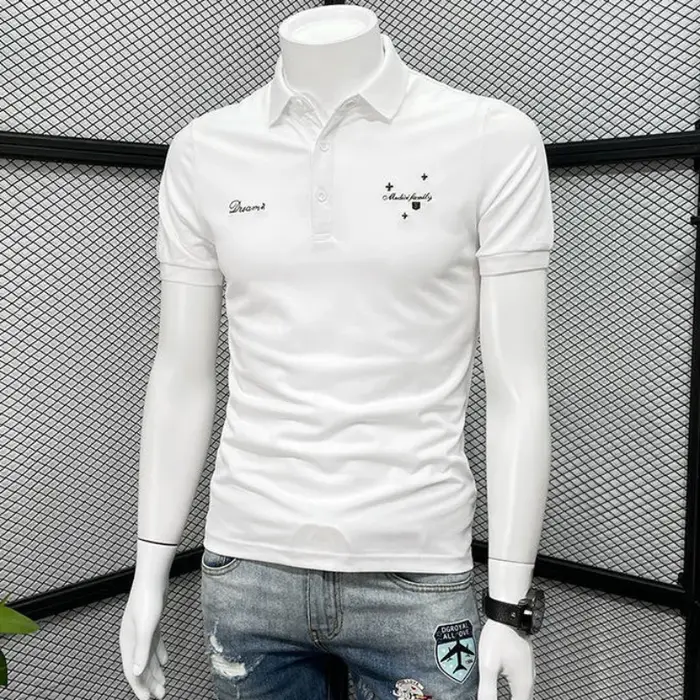 T-shirt Slim avec col pour homme