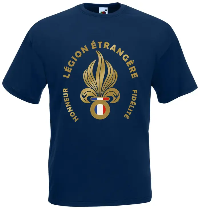 T-Shirt du Régiment des Étrangères Françaises avec Logo Imprimé