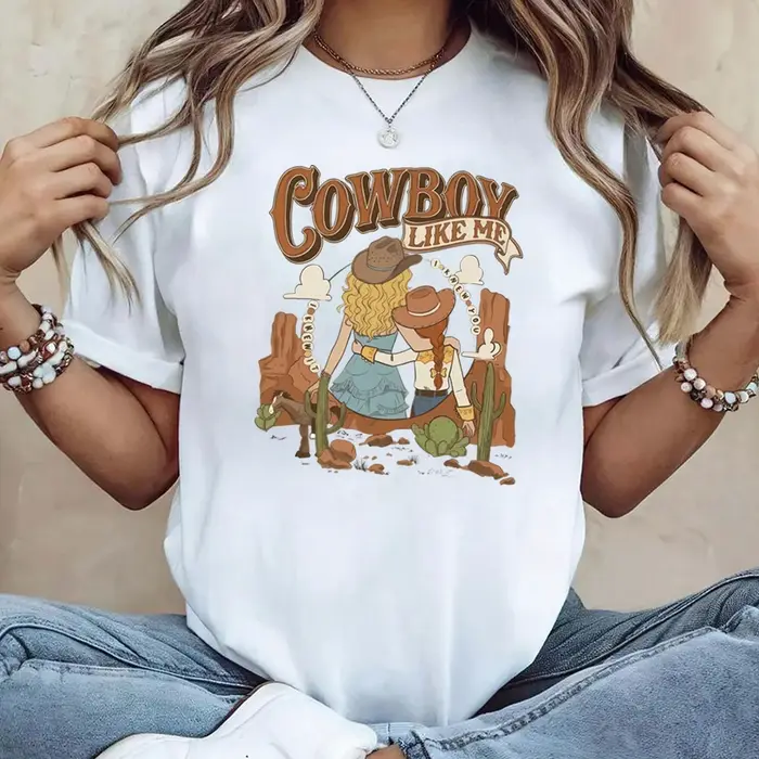 T-shirt Cowboy Like Me Vintage Western I Knew It I Knew You pour femme