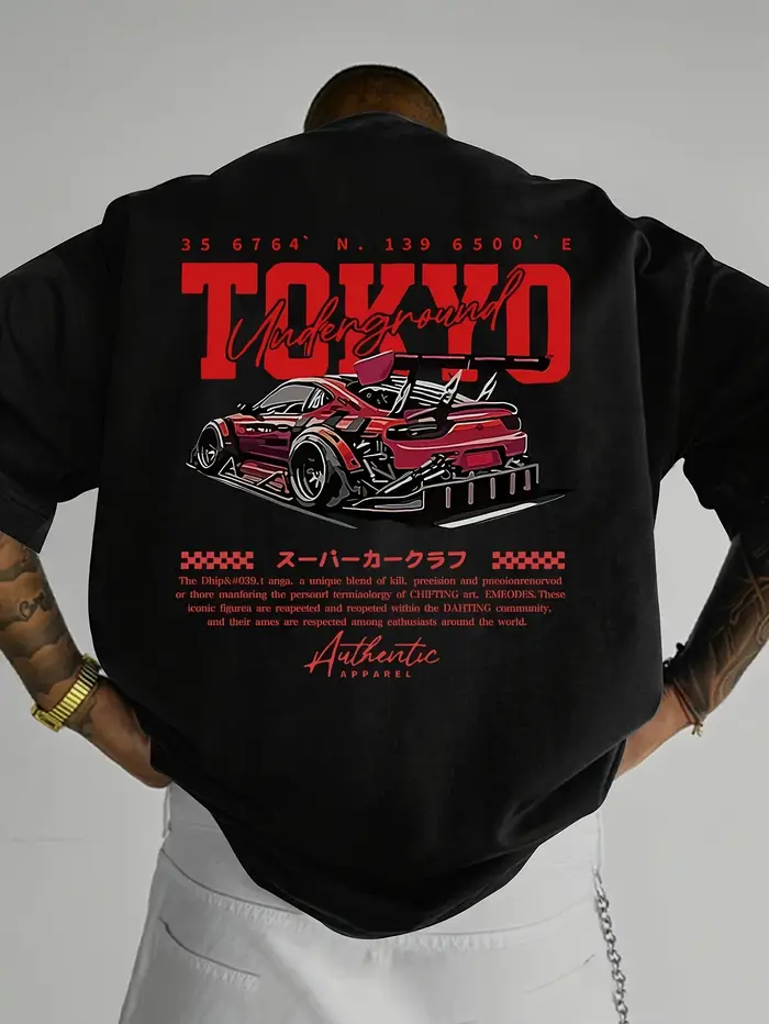 T-shirt pour homme élégant inspiré du JDM
