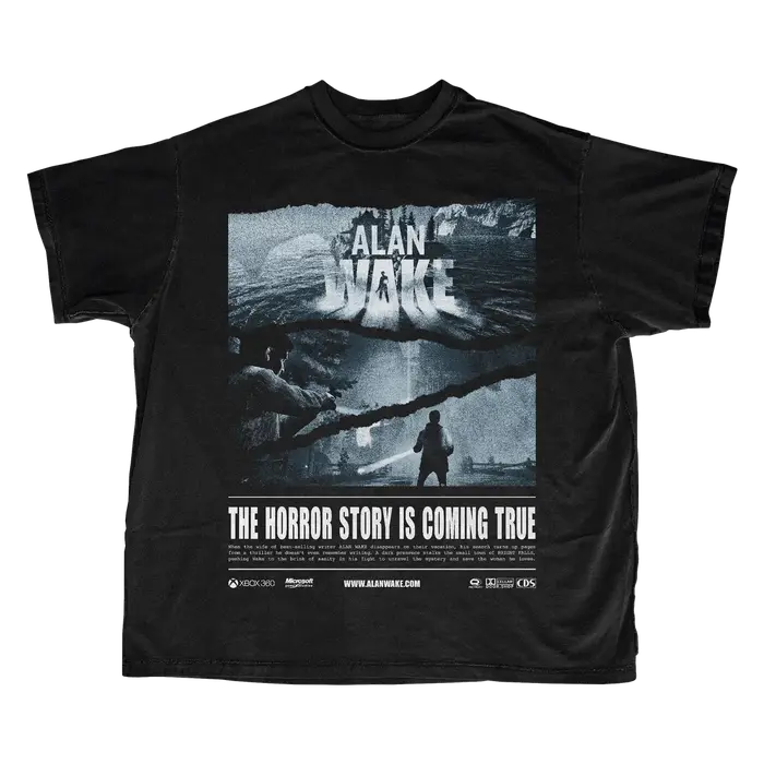 T-shirt Alan Wake Retro Horror Game pour hommes et femmes