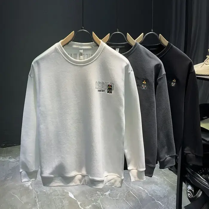 Sweat-Shirt à Col Rond pour Homme