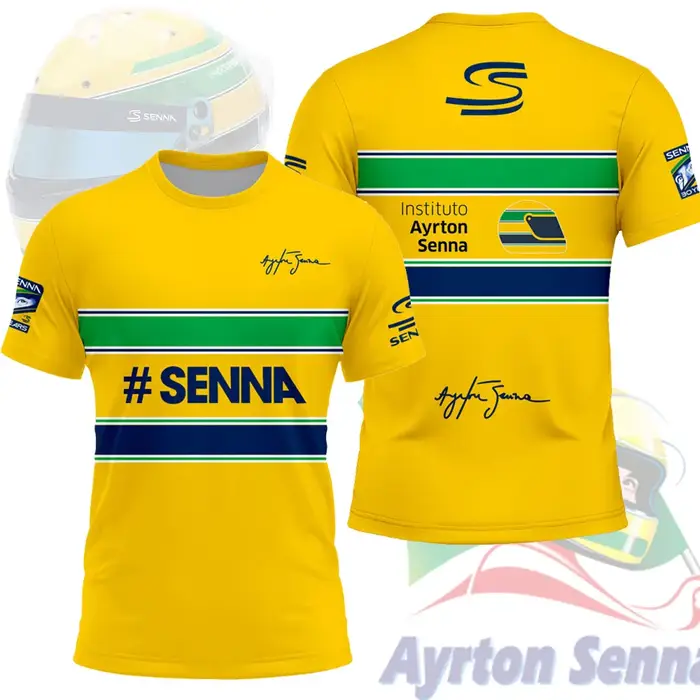 Ayrton Senna 12 passionné de chauffeur Fans de sport automobile hommes T-shirt été court femmes t-shirts 2025 nouveaux enfants vêtements hauts