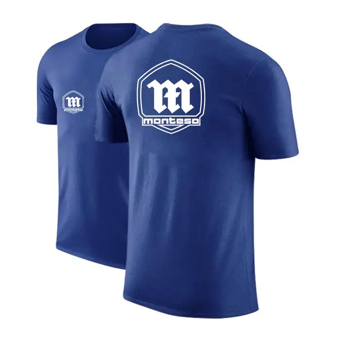 2025 nouveaux hommes Montesa moto impression mode classique confortable décontracté coton T-Shirt été haute rue col rond manches courtes